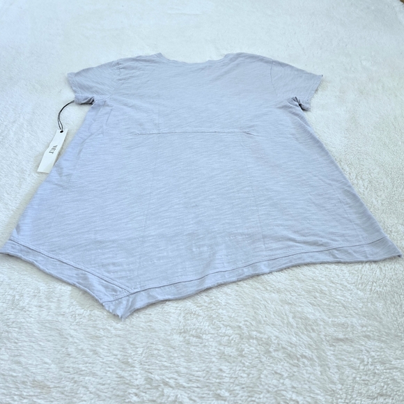 Wilt🥀 Dusty Blue💙-Grey🩶 Slub Knit V-Neck Top - NWT - Picture 15 of 15